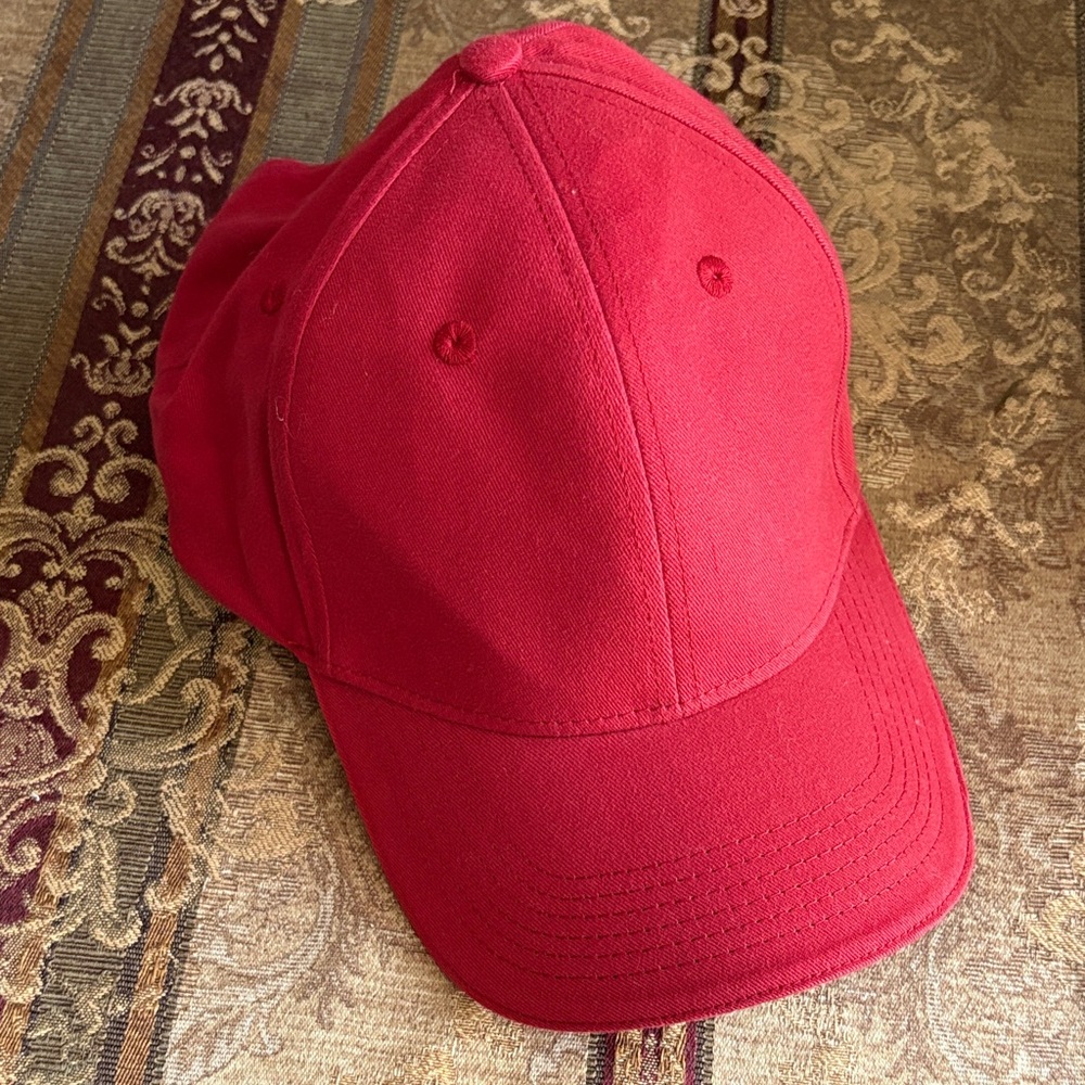 Classic Solid Red Baseball Cap